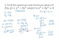 Lagrange Multipliers Practice Problems