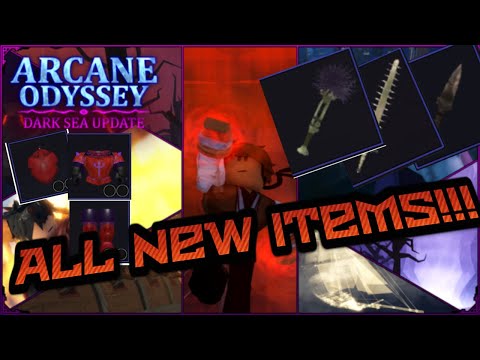 All The New Items in the Arcane Odyssey DARK SEA Update!!! 