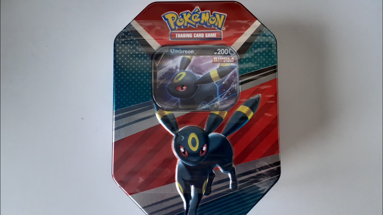 V Heroes Tin: Umbreon V!! (20 Pokmon Tin Opening Series)