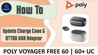 Update Charge case software with Desktop Poly Lens app for Poly Voyager Free 60 earbuds screenshot 4