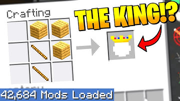 Largest Minecraft Modpack but EVERY crafting recipe is RANDOM 5