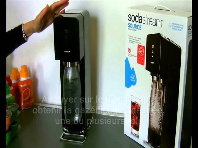 Machine à soda et eau gazeuse Sodastream SOURCE POWER NOIRE
