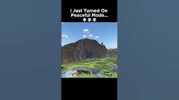 I Just Turned On Peaceful Mode… and It Vanished.💀