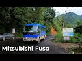 Mitsubishi Fuso Japanese Blue Bus in Sri Lanka
