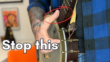 5 drop thumb mistakes I see clawhammer banjo players make