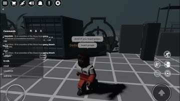 SCP Roleplay:Tips and tricks for new people with f3x/Roblox