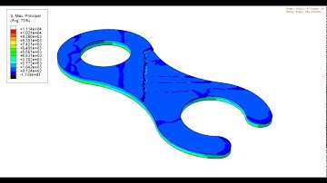 Additive manufacturing simulation of a clip in SIMULIA Abaqus 2017