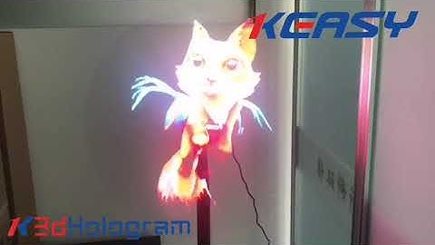 Hologram 50cm 4 blades cloud #hologram #3Dhologram