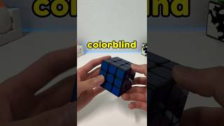 Colorblind cube was hard…