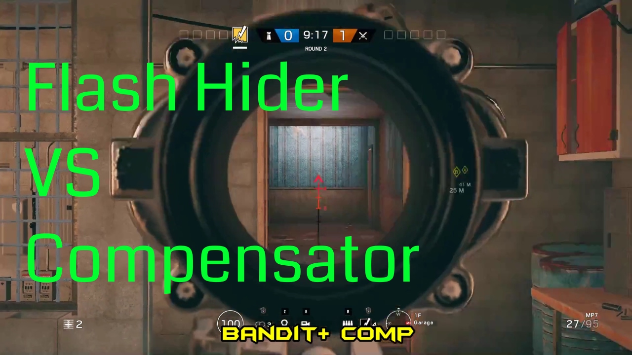 rainbow six flash hider vs muzzle brake recent