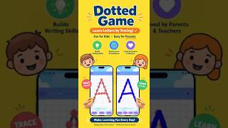 The Fun Way to Learn ABCs! ✍️✨#shorts #viral #fyp #abcd #dotted #preschoollearning