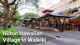Hilton Hawaiian Village in Waikiki, Shopping and Restaurants, Kahanamoku  Beach