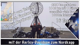 Tag 1-5 Nordkapp mit der Harley-Davidson, Finnland, Polarkreis