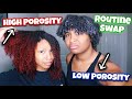 We Swapped Natural Hair Routines | Trying A Low Porosity Hair Routine On My High Porosity Hair