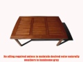 Strathwood gibranta allweather hardwood coffee table