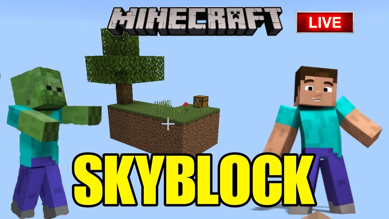 MINECRAFT SKYBLOCK LIVE 👑💖 - YouTube