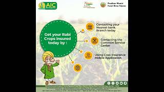 Getting your Rabi Crops insured under #PMFBY is easy.