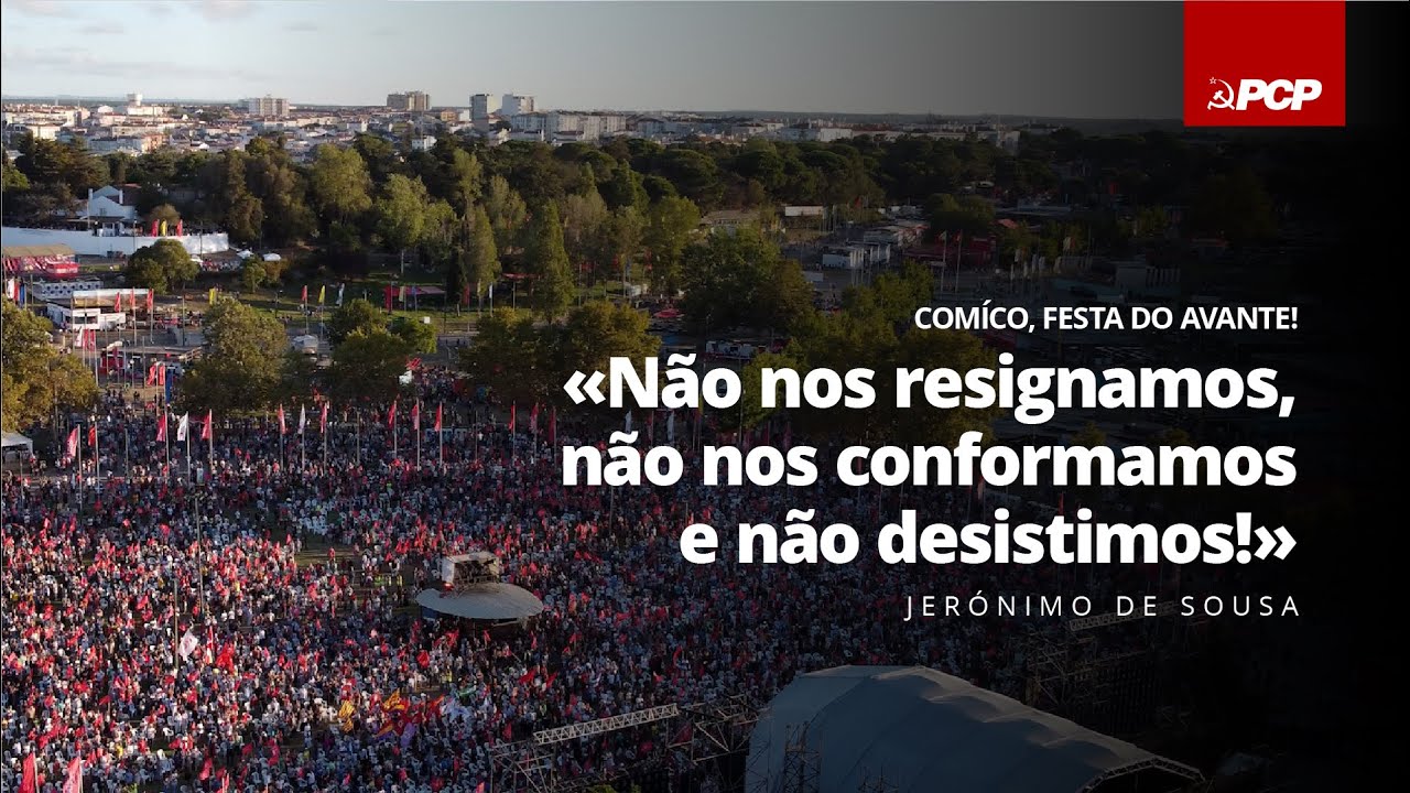 «Não nos resignamos, não nos conformamos e não desistimos!»