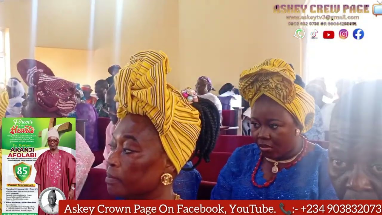 Forever Heart's With gratitude to God for a life  Pa. Matthew AKANJI AFOLABI 