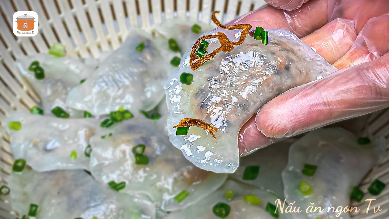 Làm BÁNH BỘT LỌC nhân thịt - không cần Tôm, không gói lá vẫn rất ngon