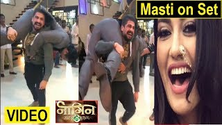 Nagin 3 Stars off set Masti | Watch Video | Bella-Vikrant | Fun on set | #Naagin3 | FCN