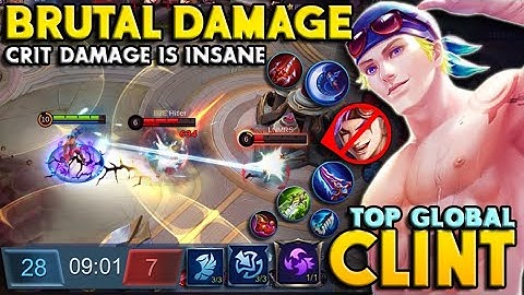 No One Last Before Me! Super Aggressive Clint Gameplay Mobile Legends 2021 | Clint Best Build ML
