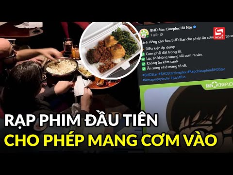 Rạp phim đầu tiên ở Việt Nam cho phép Fan mang cơm vào ăn khi xem Conan
