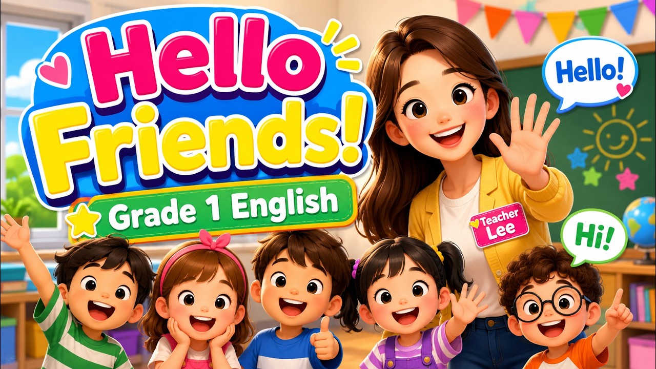 Hello Song for Kids | Learn English Greetings with Teacher Lee