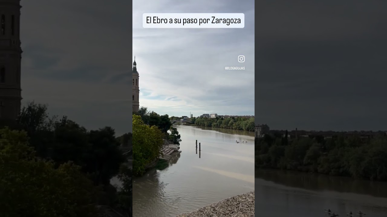 El Ebro a su paso por Zaragoza