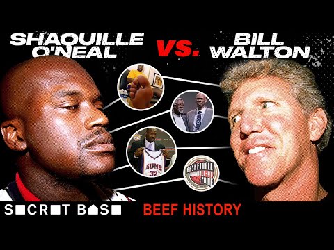 Shaq beefed with Bill Walton because he doesn't believe Walton's on his level