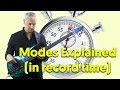 Modes For Bass Explained..In Record Time!