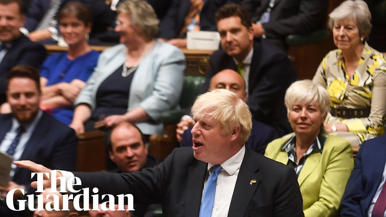 Theresa May refuses to clap Boris Johnson during standing ovation