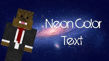 Photoshop Elements Tutorial - Neon Color Text