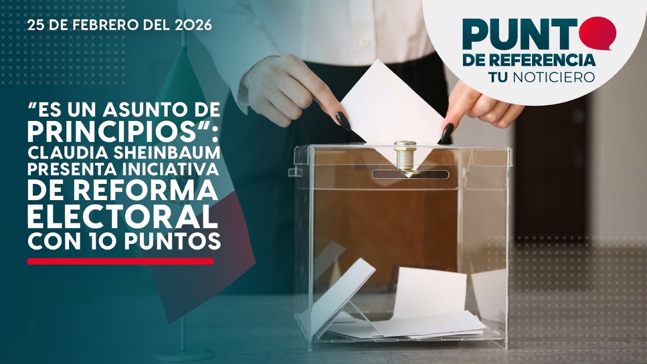 “Es un asunto de principios”: Sheinbaum presenta iniciativa de Reforma Electoral con 10 puntos