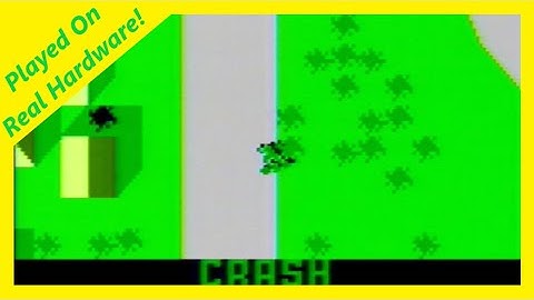 Auto Racing Intellivision - Gameplay Only -  Original Hardware, 60 fps - Course 3 Longplay