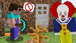 ТОЛЬКО НУБ ЗАТРОЛЛЕН 1000 КЛОНОВ КЛОУН ОНО ПЕННИВАЙЗ В МАЙНКРАФТ ! ТРОЛЛИНГ MINECRAFT Мультик