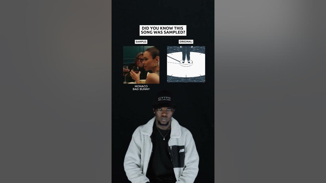 Did You Know This Song Was Sampled: BAD BUNNY " MONACO" #shorts #badbunny #sample #music #viral