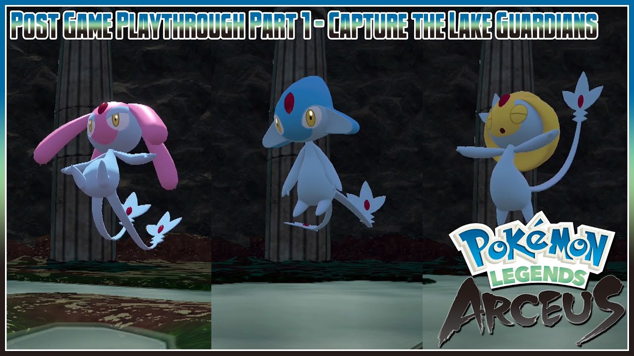 Pokémon Legends: Arceus Post Game Playthrough Part 1: Capture the Lake Guardians