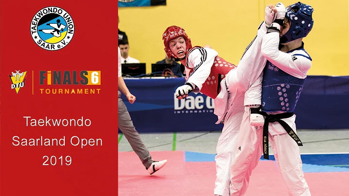 Saarland Open  Taekwondo 2019 Fight  205 Andy Kaem...