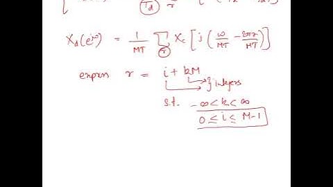Sampling rate reduction by an integer factor (U3_6)