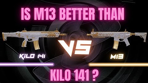 IS M13 BETTER THAN KILO? | M13 best class setup | Codm kilo 141 best gunsmith | M13 best gunsmith