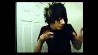 cute dancing emo boy