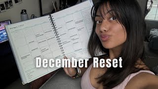 december reset & life update | 2023 quarterly recap, planner set up, goal setting