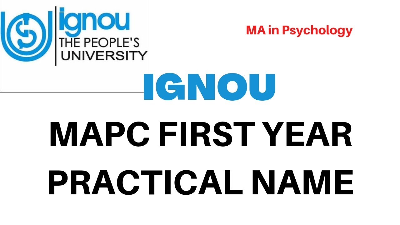 ignou assignment mapc 1st year