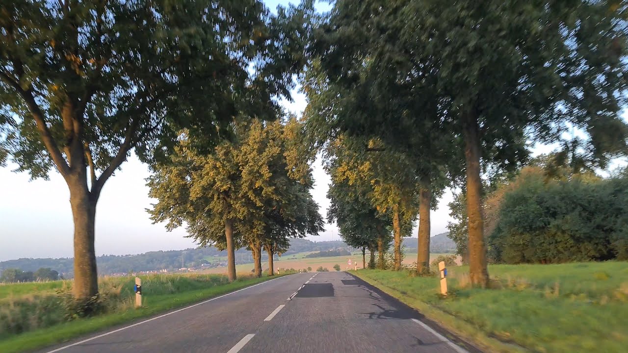 Road Trip von Bad Soden a. T. nach Alsfeld über Oberursel, Usingen, Butzbach & Lich - ohne Ton / 4K