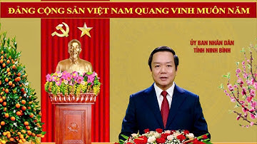 Lời chúc Tết Nguyên đán Ất Tỵ 2025 của đồng chí Chủ tịch UBND tỉnh Ninh Bình