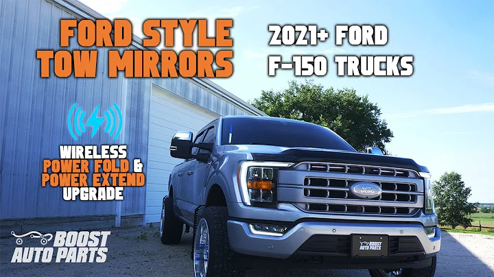 2021-2025 Ford F-150 Towing Mirror Retrofit - Upgrade Visibility & Appearance - Boost Auto Parts