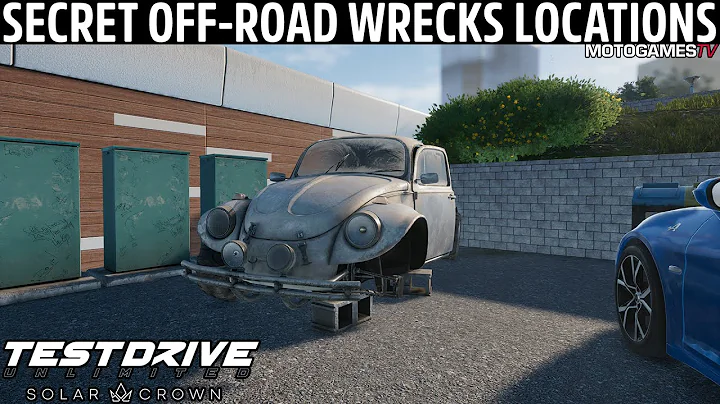 Test Drive Unlimited Solar Crown - All 14 Secret Off-Road Wrecks Locations