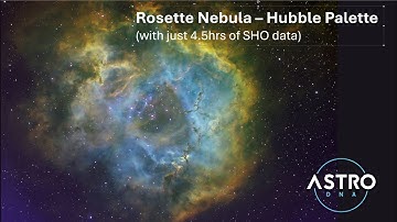The Rosette Nebula in the Hubble Palette - Captured with my Astro Tech 115EDT