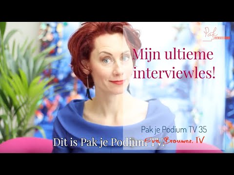 Video: De Copywritingschool: Hoe Te Interviewen